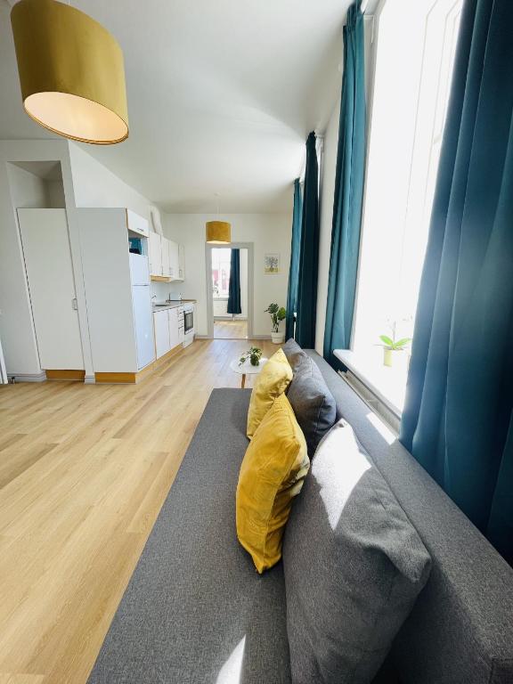 Kuchyň nebo kuchyňský kout v ubytování aday - Green Light Apartment Suite in the center of Hjorring