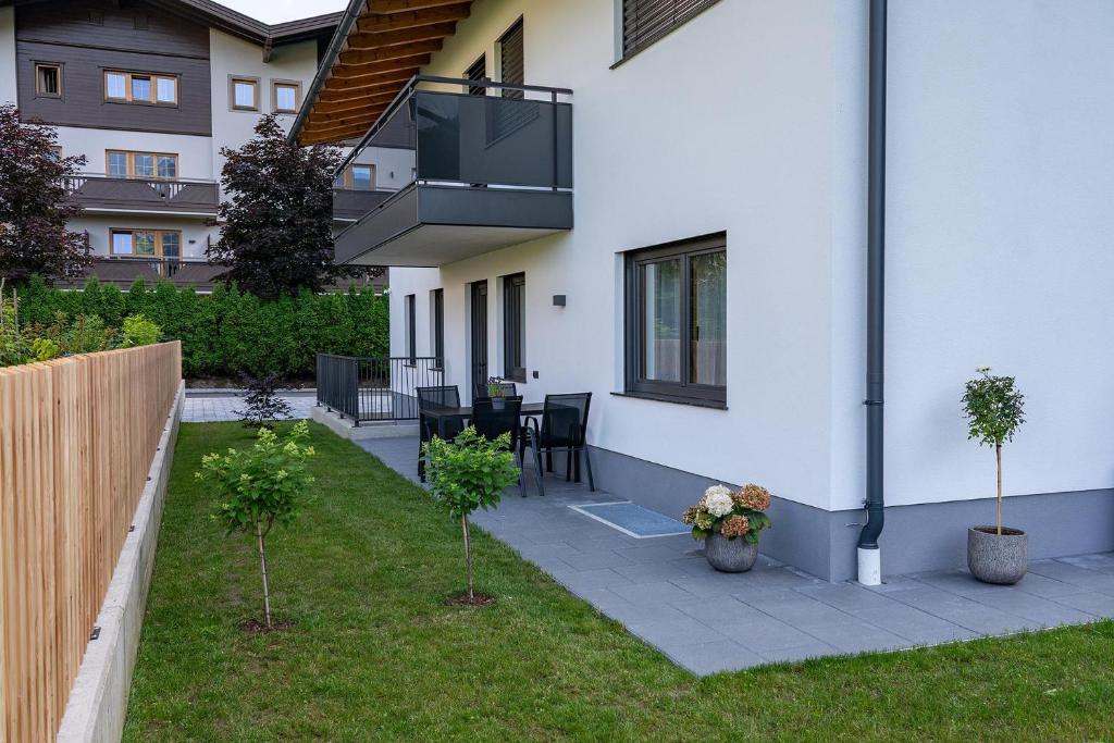 Zahrada ubytování Apartment Hoflacher