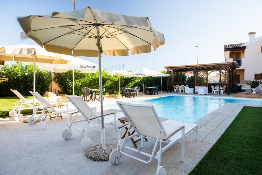 Bazén v ubytování Hotel Daniel nebo v jeho okolí