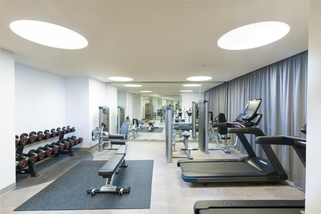 Fitness centrum a/nebo fitness zařízení v ubytování IntercityHotel Muscat