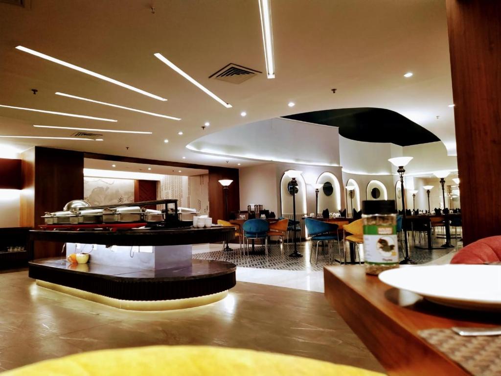 Posezení v ubytování Hyphen Business Hotel