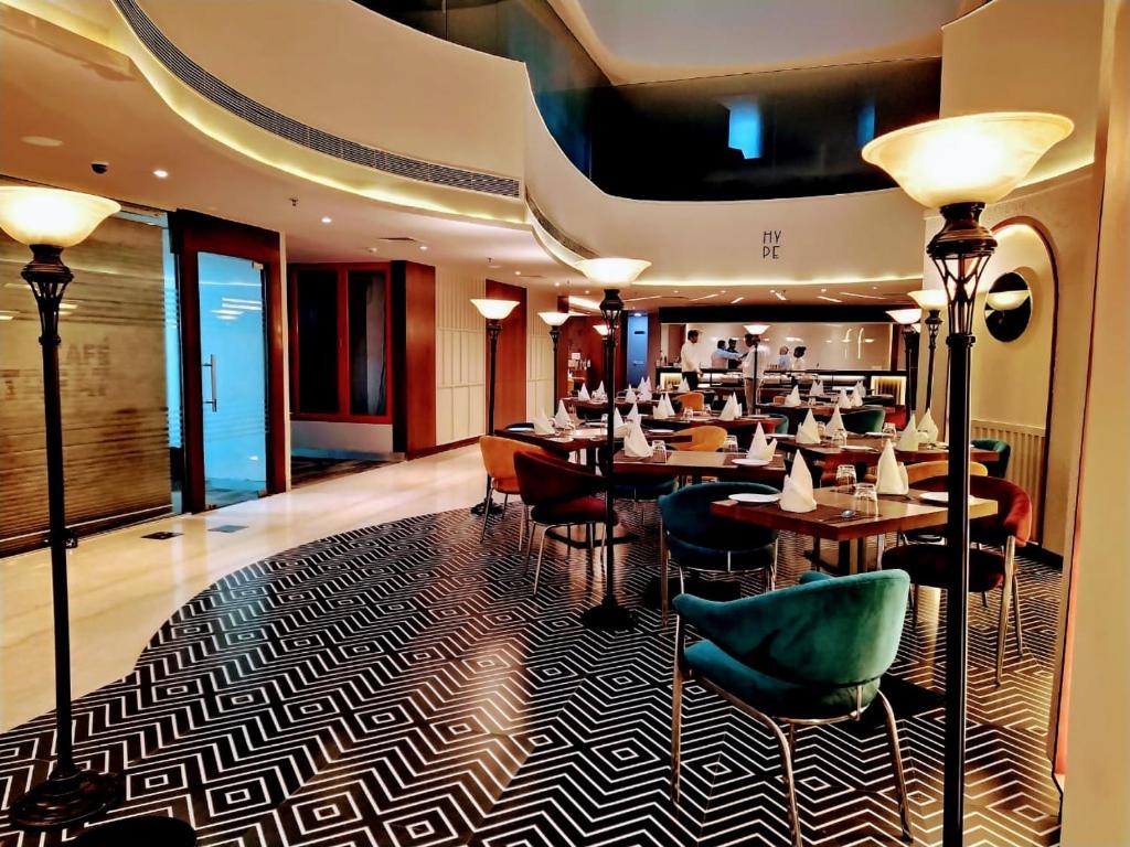 Posezení v ubytování Hyphen Business Hotel