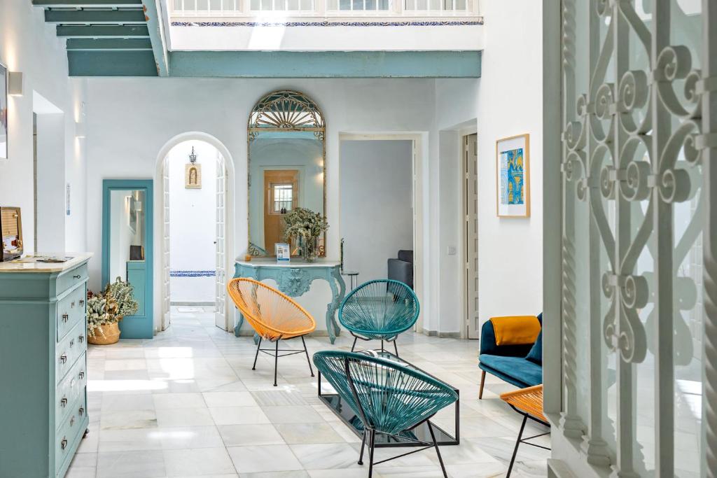 Posezení v ubytování Casa en el Centro de Sevilla