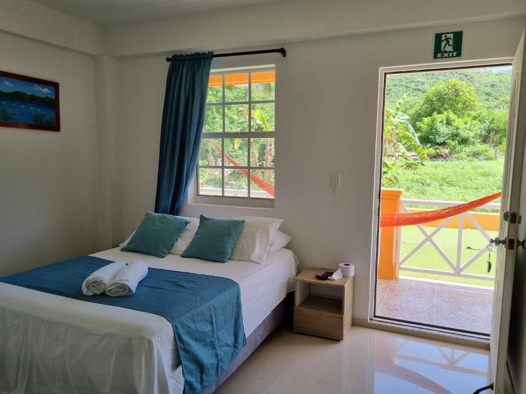 Postel nebo postele na pokoji v ubytování Shell Sea B & B