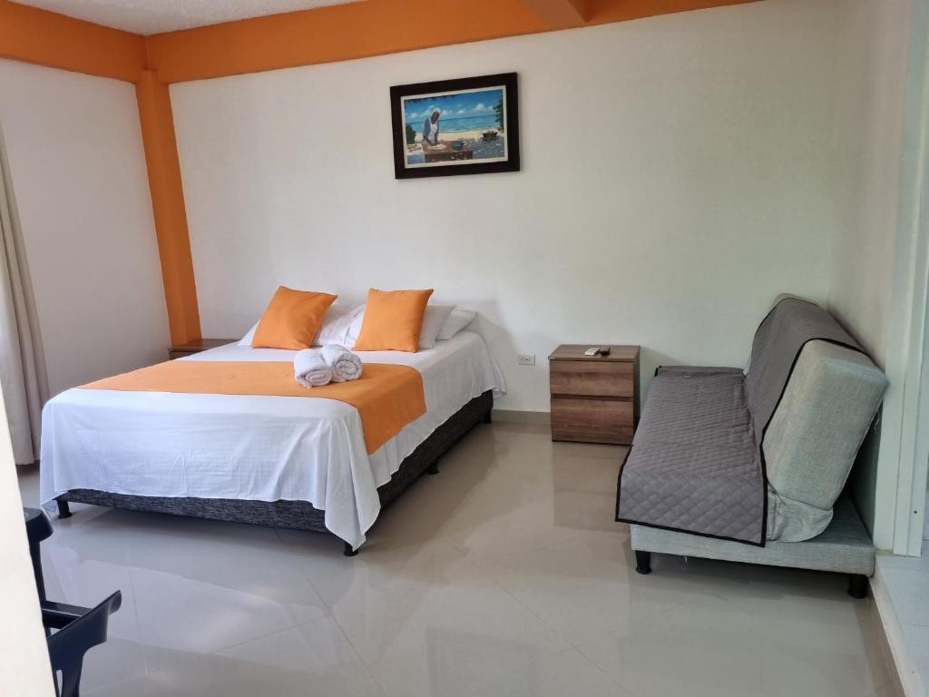 Postel nebo postele na pokoji v ubytování Shell Sea B & B