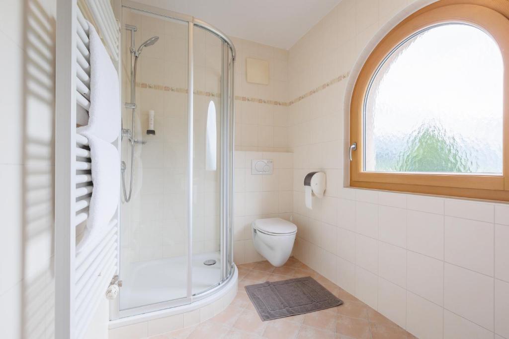 Koupelna v ubytování hin&weg das Aparthotel