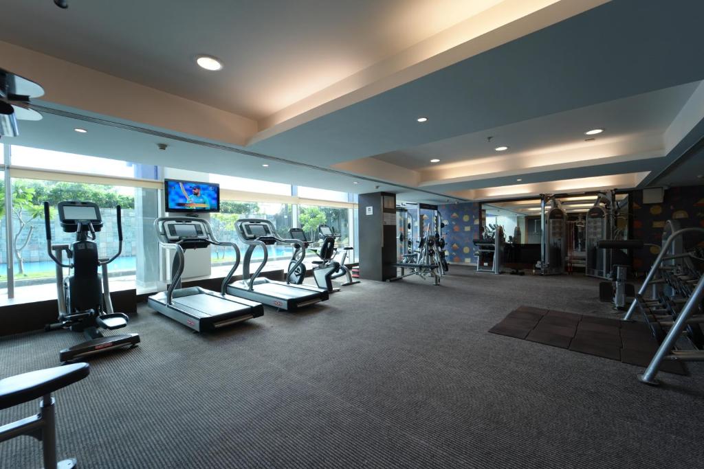 Fitness centrum a/nebo fitness zařízení v ubytování Le Meridien Nagpur