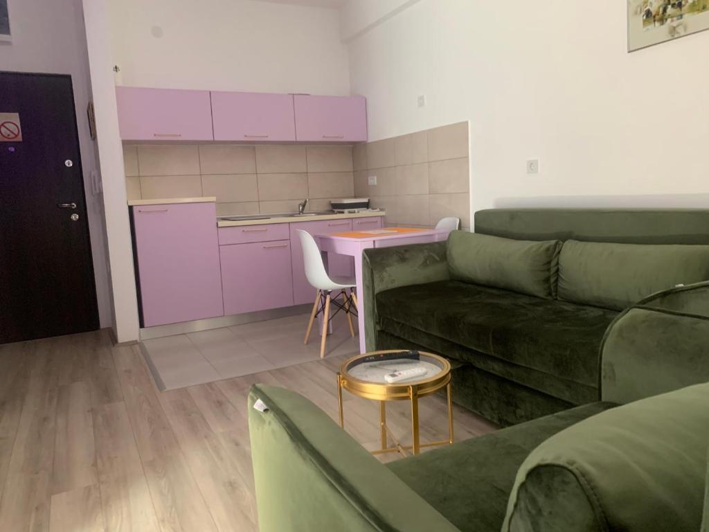 Kuchyň nebo kuchyňský kout v ubytování De Lux Nedeljkovic