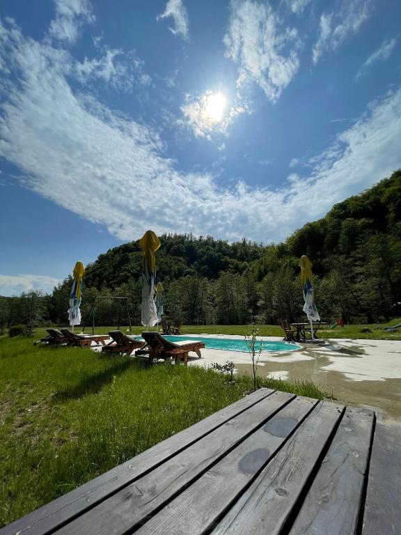 Peisaj natural din apropierea acestei case de vacanță