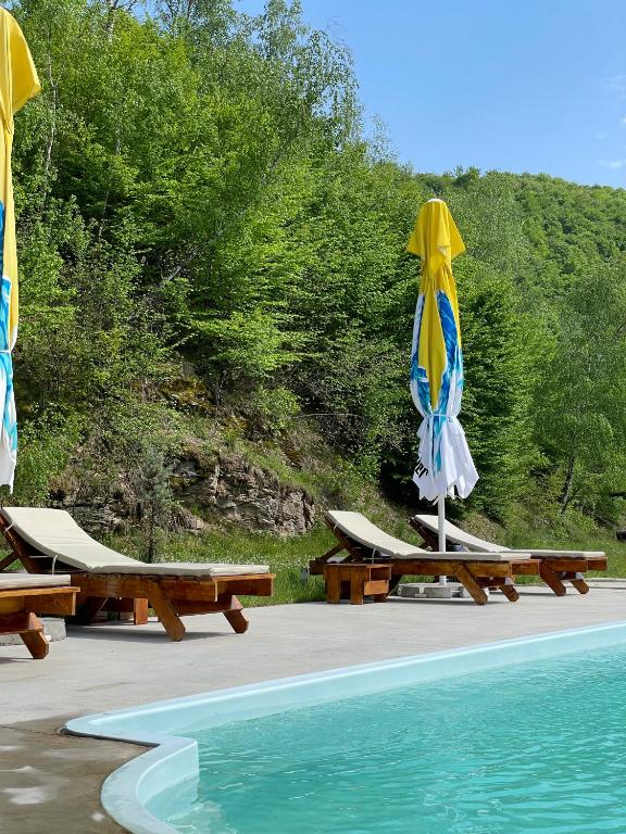 Peisaj natural din apropierea acestei case de vacanță