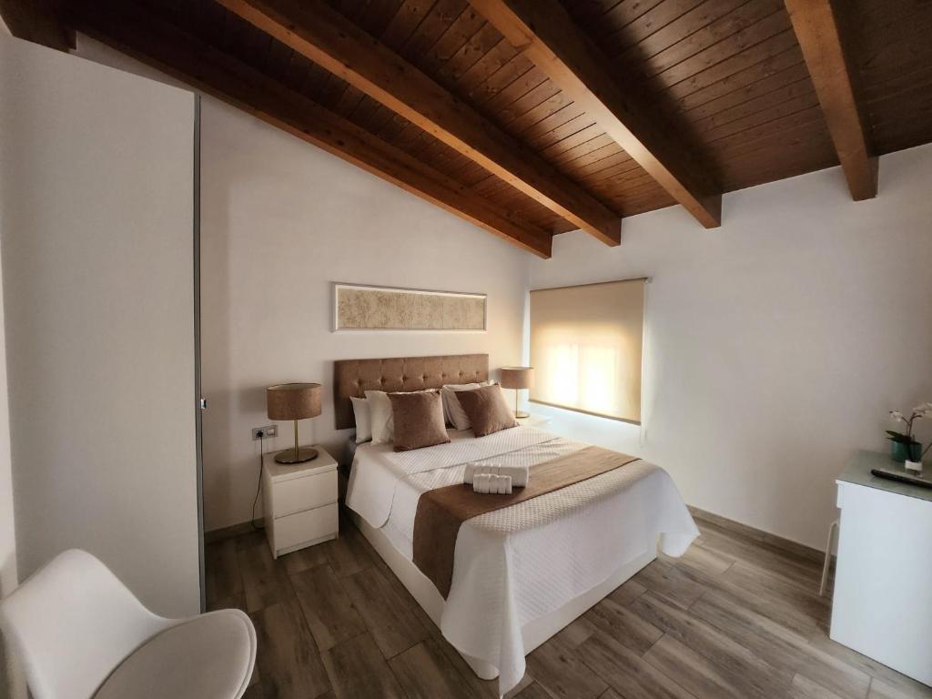 Postel nebo postele na pokoji v ubytování DON LEONE Hotel