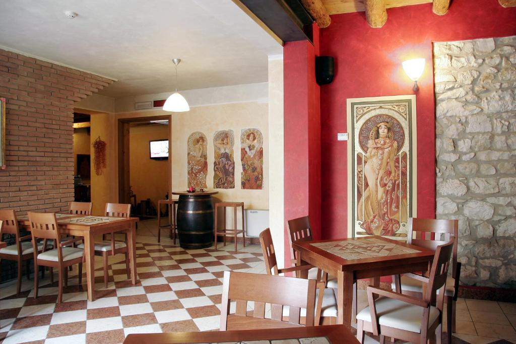 Restaurace v ubytování Bed&Wine