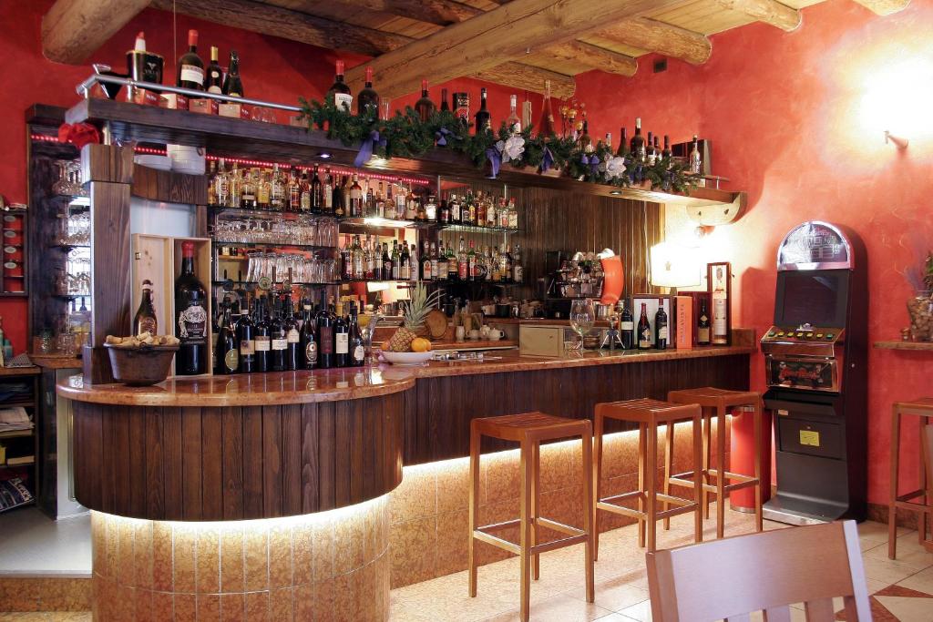 Lounge nebo bar v ubytování Bed&Wine
