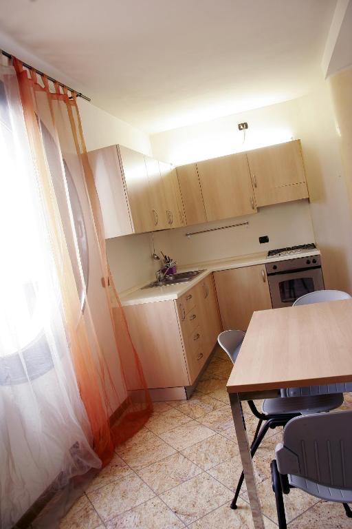 Kuchyň nebo kuchyňský kout v ubytování Bed&Wine