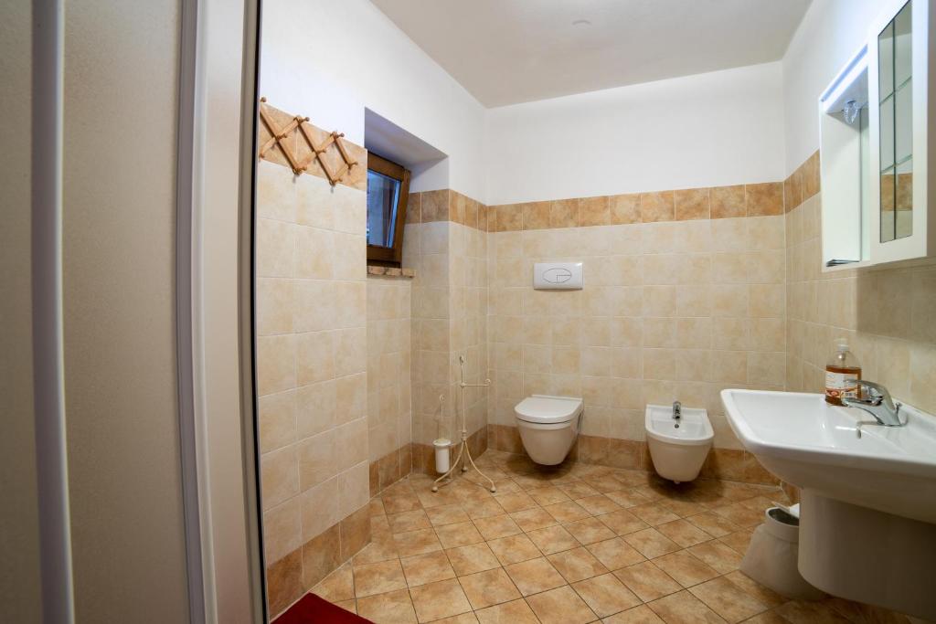 Koupelna v ubytování B&B Peter Pan