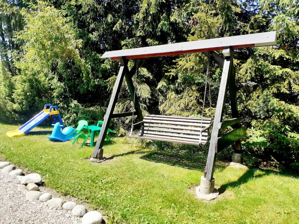 Vonkajšia záhrada v ubytovaní Dom Wypoczynkowy Grań