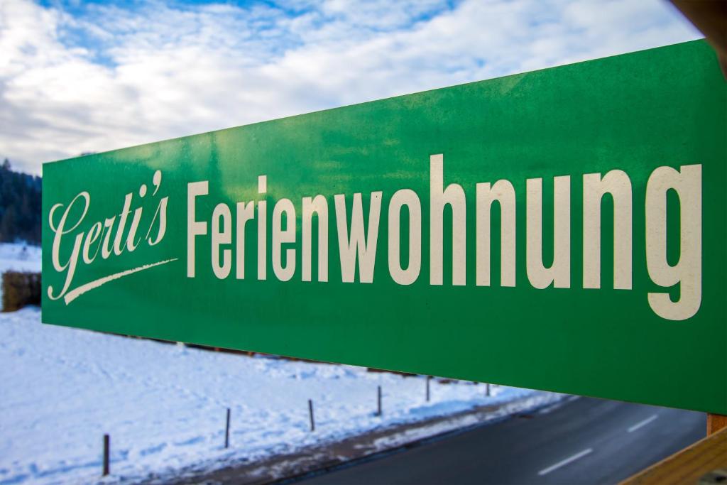Certifikát, hodnocení, plakát nebo jiný dokument vystavený v ubytování Gertis Ferienwohnung