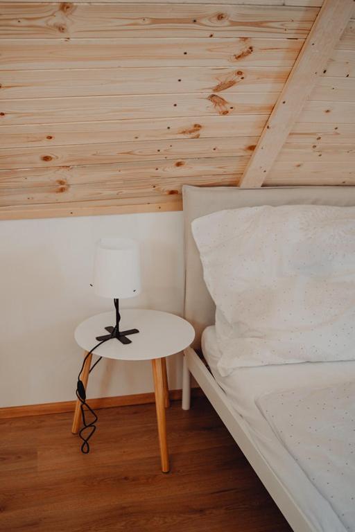 Postel nebo postele na pokoji v ubytování Pura Vida Vrbice