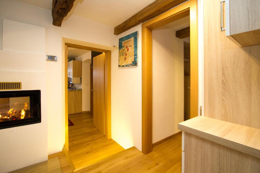 Kuchyň nebo kuchyňský kout v ubytování Gertis Ferienwohnung