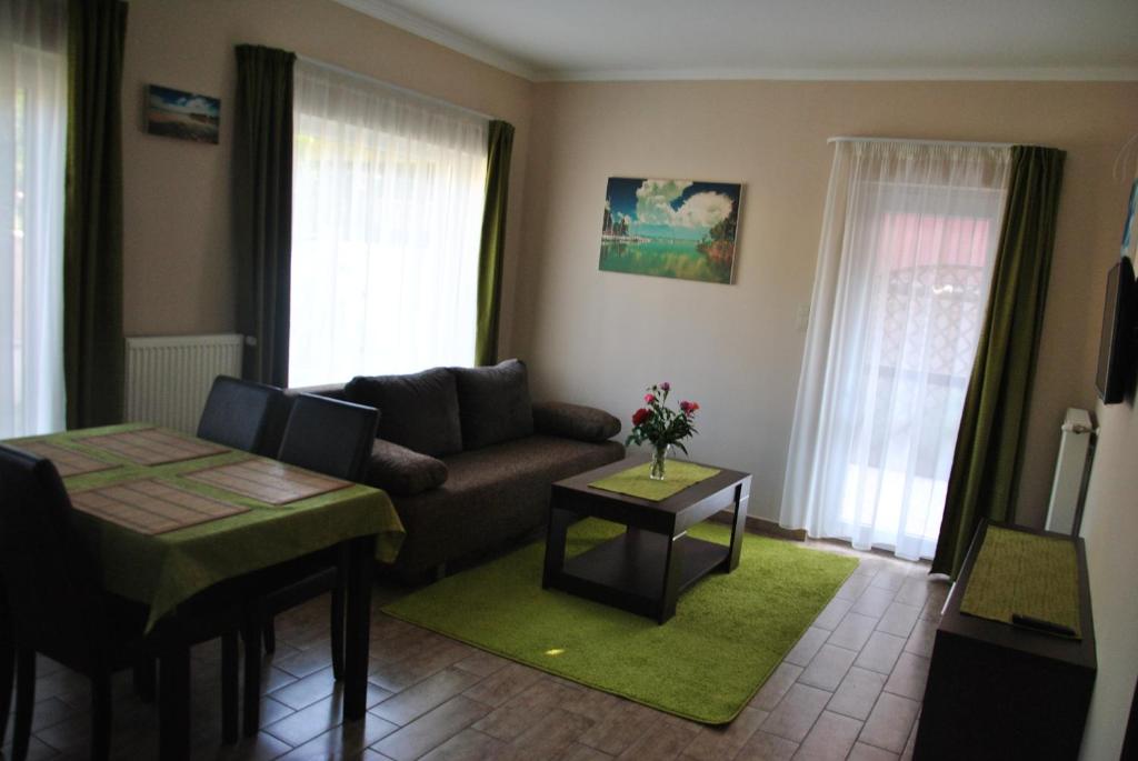Posezení v ubytování Panyi Apartman