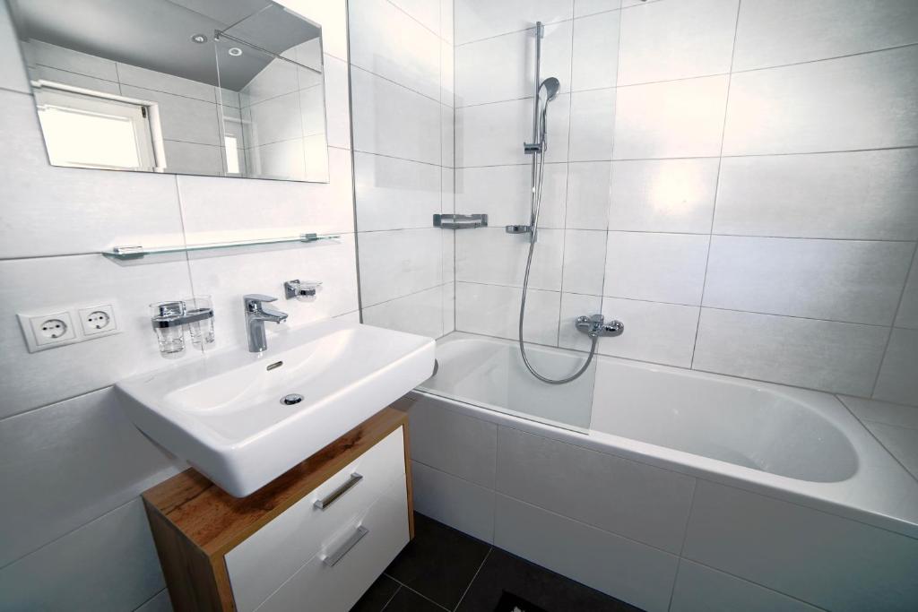 Kúpeľňa v ubytovaní Apartment Krabacher