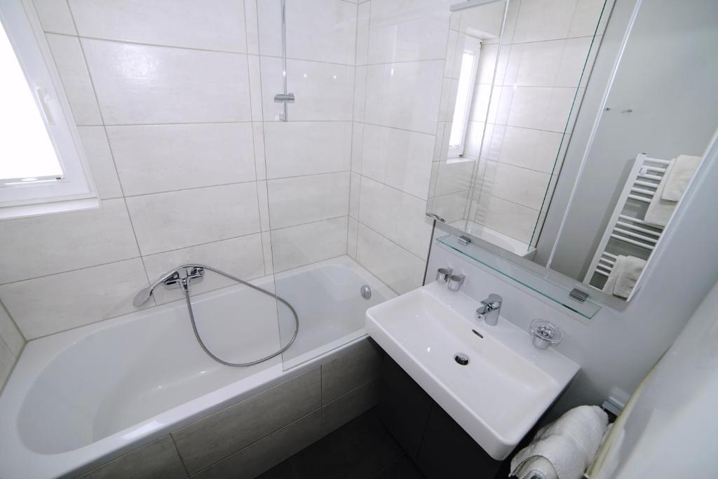 Kúpeľňa v ubytovaní Apartment Krabacher