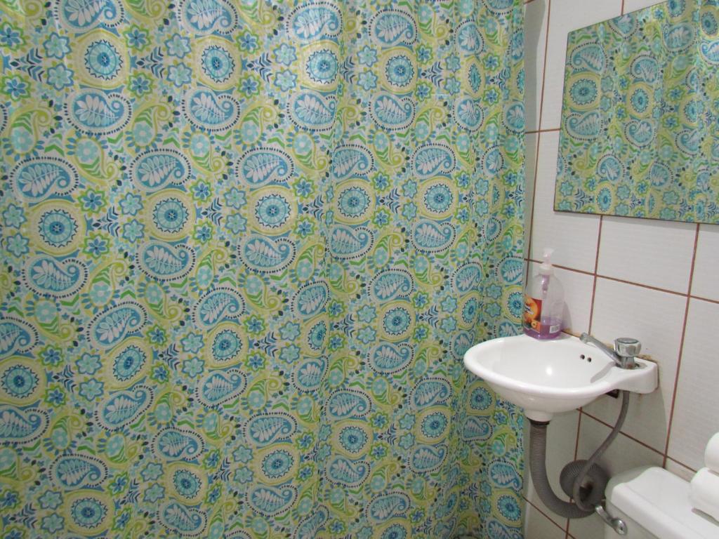 Koupelna v ubytování Hostel Shakti