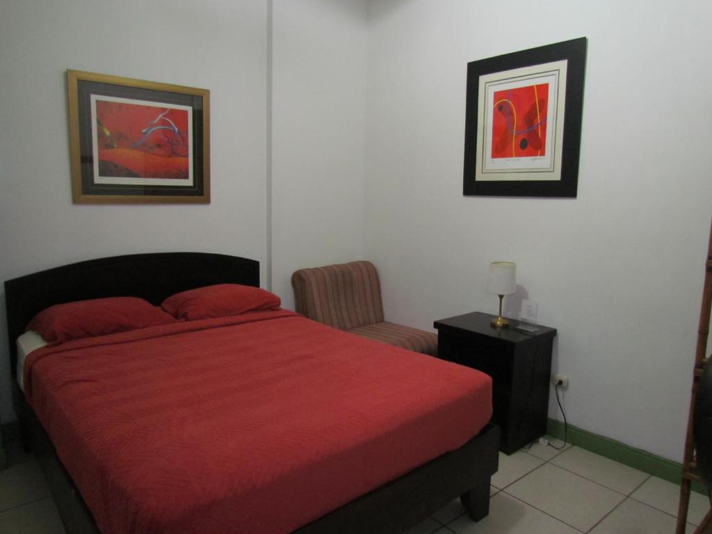Postel nebo postele na pokoji v ubytování Hostel Shakti