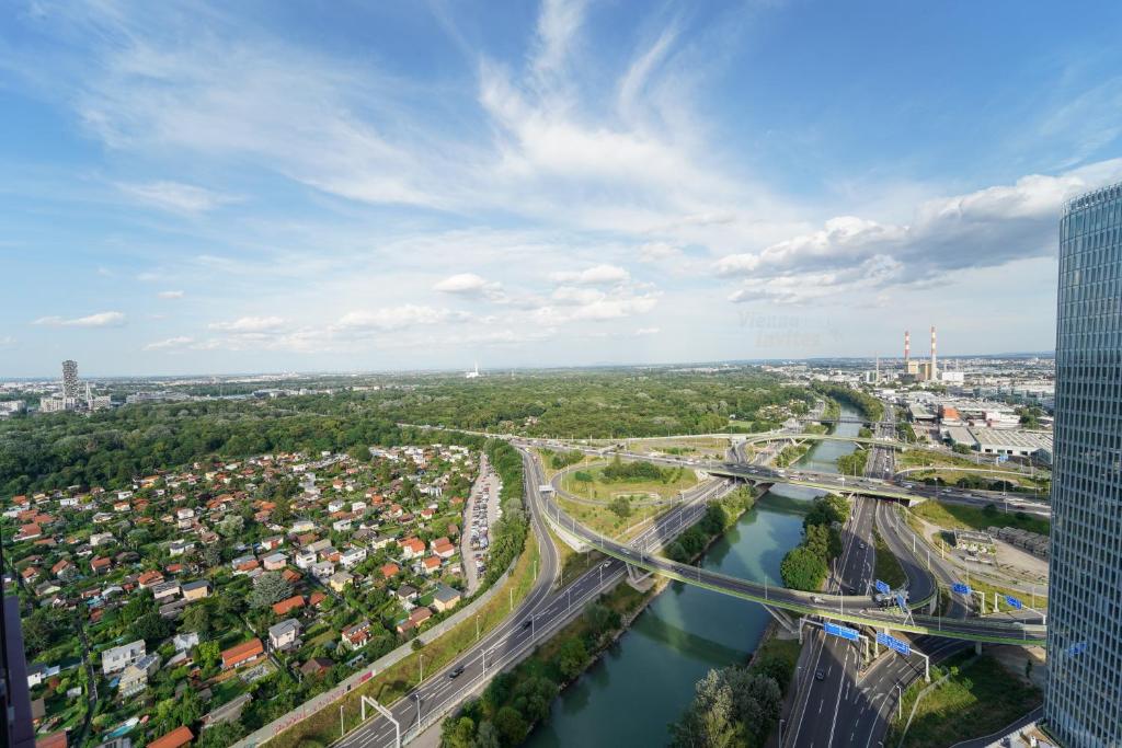 Výhľad na mesto Viedeň alebo výhľad na mesto priamo z apartmánu