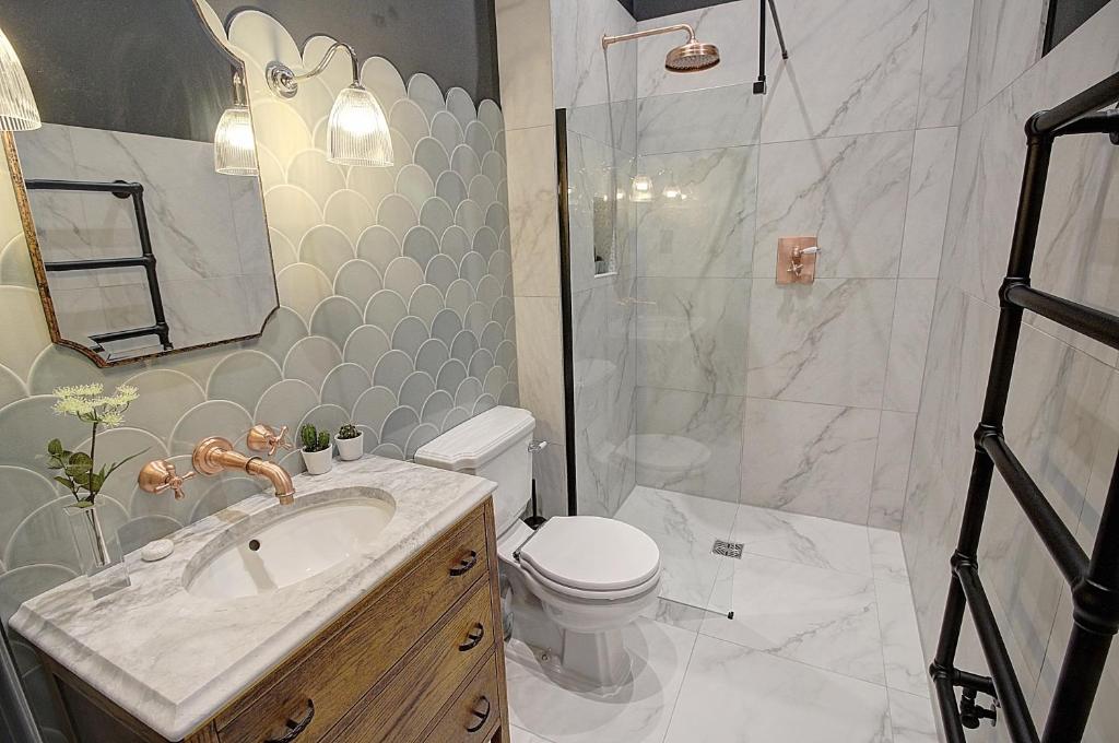 Koupelna v ubytování ch1 boutique stays