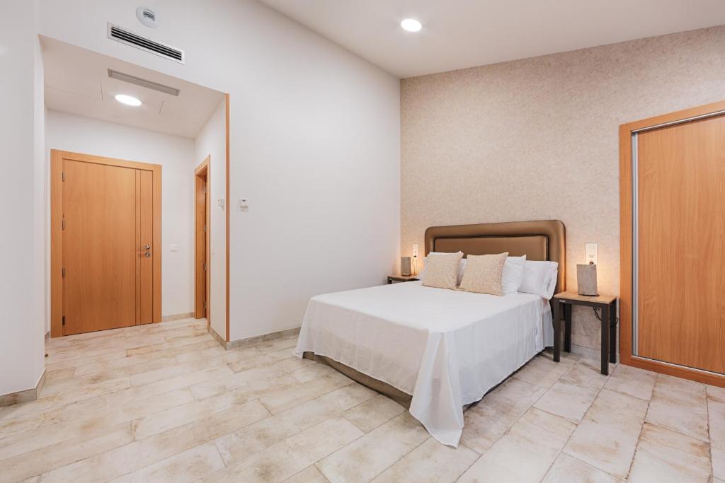 Posteľ alebo postele v izbe v ubytovaní Hotel rural La Tejera