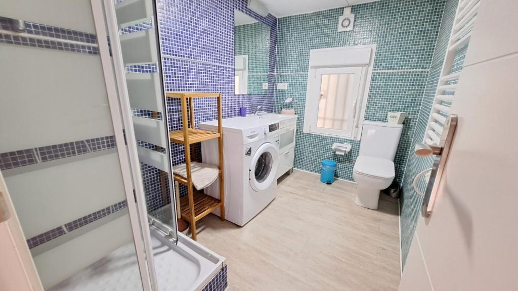 Koupelna v ubytování La Vaguada loft