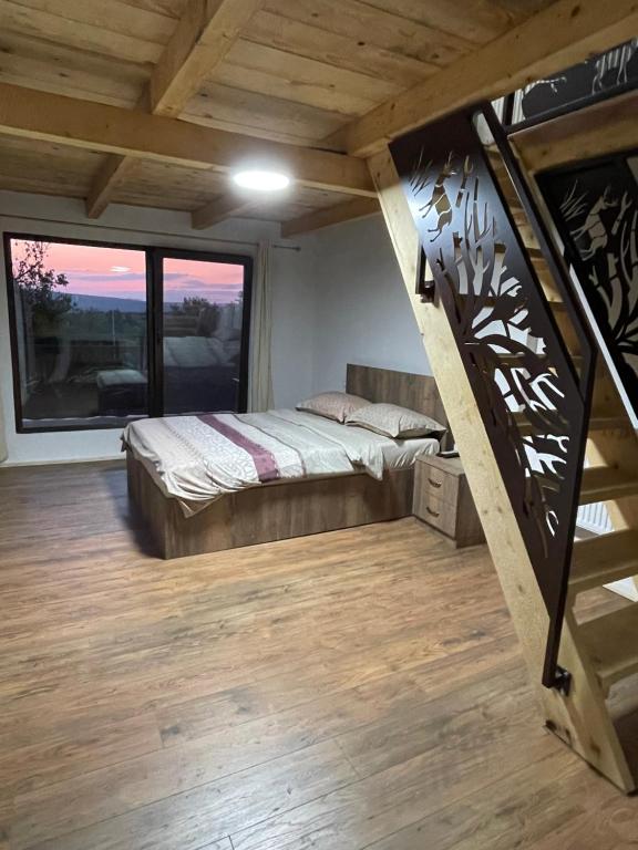 Postel nebo postele na pokoji v ubytování Wineyards Salin