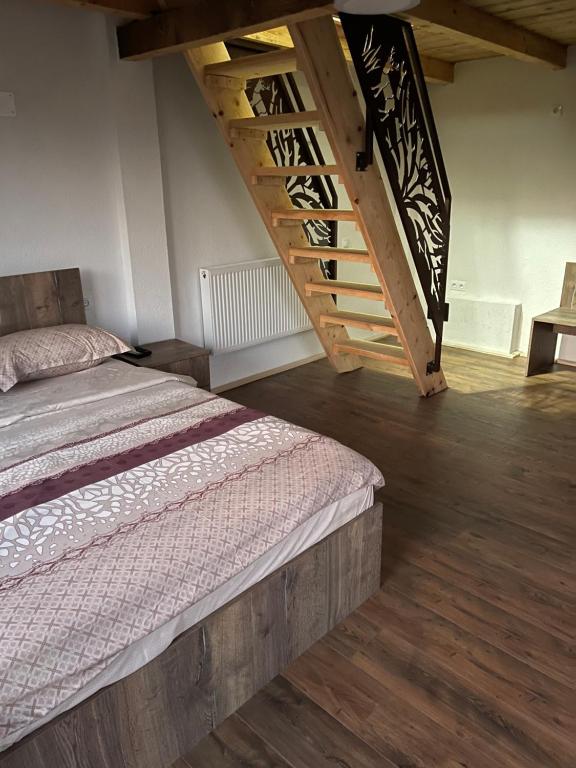 Postel nebo postele na pokoji v ubytování Wineyards Salin