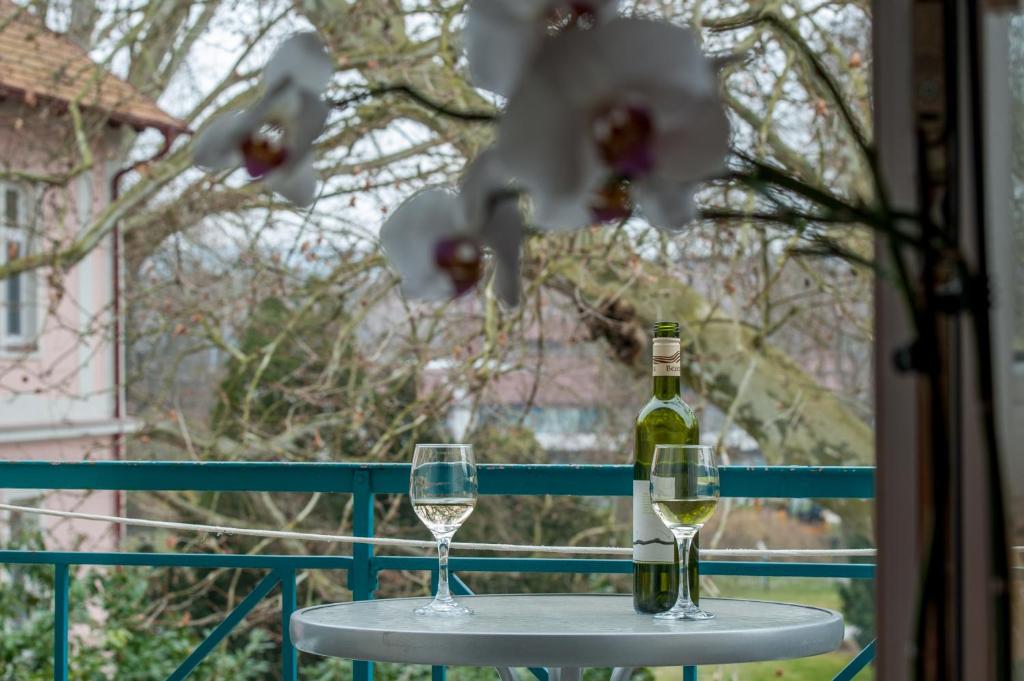 Balkon lub taras w obiekcie Hotel Spa Hévíz
