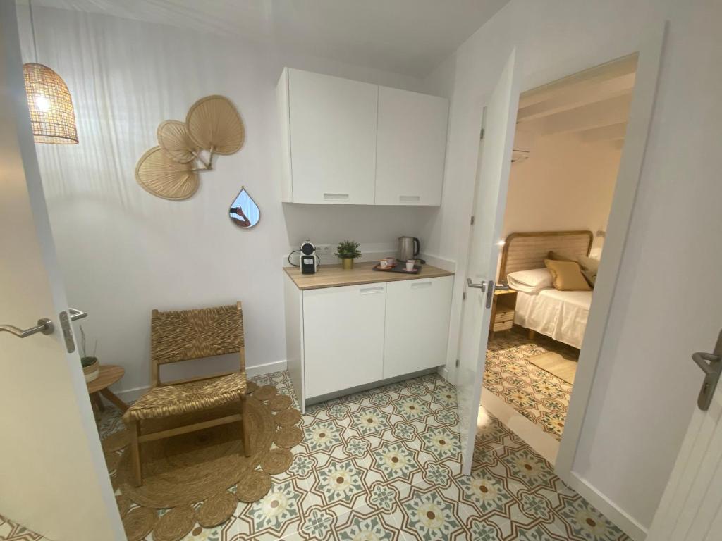 Kuchyň nebo kuchyňský kout v ubytování La Casa de Marieta "B"