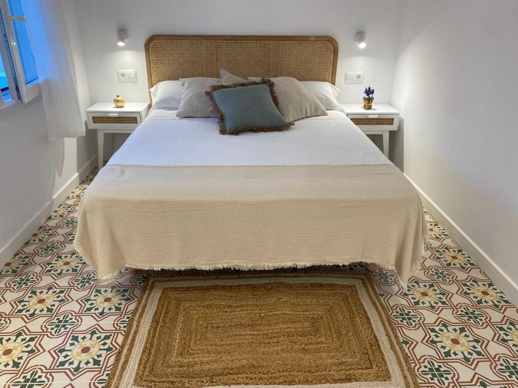 Postel nebo postele na pokoji v ubytování La Casa de Marieta "B"