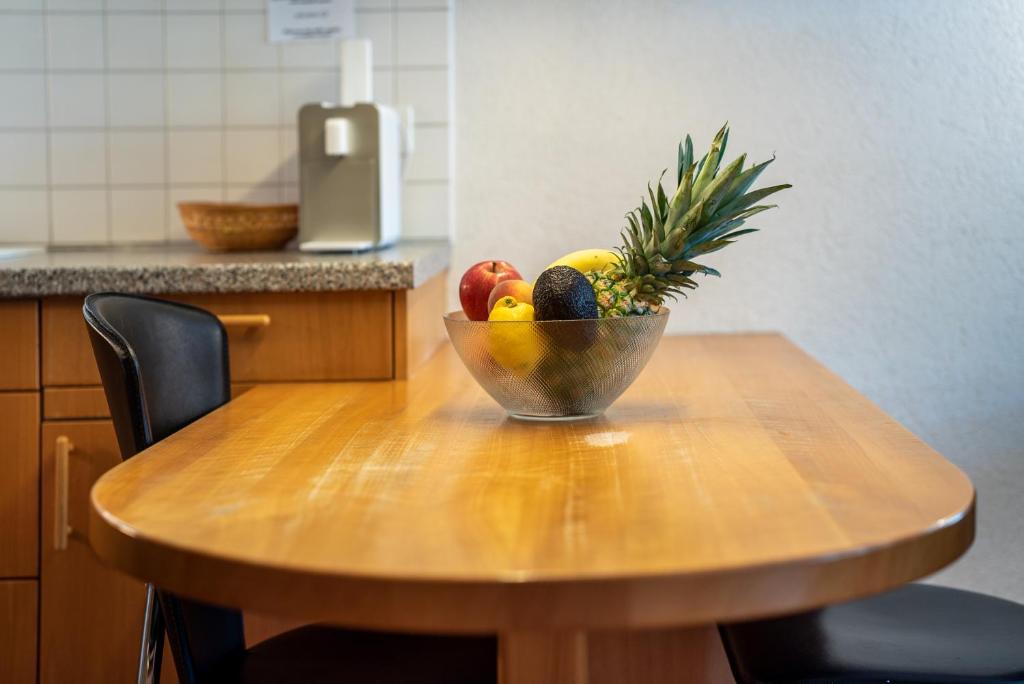 Kuchyň nebo kuchyňský kout v ubytování Haus Bärgbach by Zermatt Premium Apartments