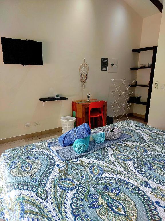 Postel nebo postele na pokoji v ubytování Surfside Mar Y Posa