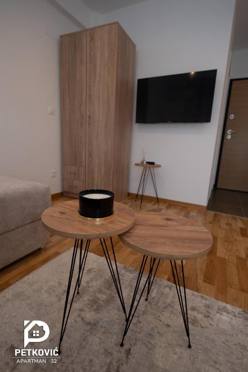 TV a/nebo společenská místnost v ubytování Petković apartmani STUDIO32