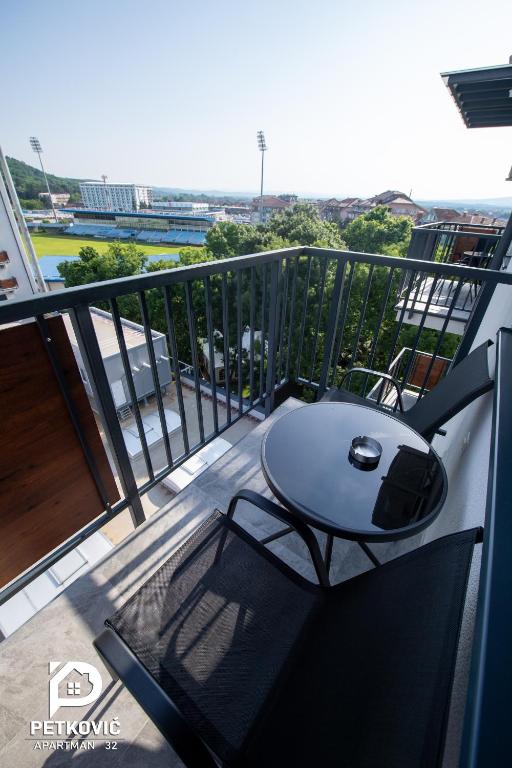 Balkón nebo terasa v ubytování Petković apartmani STUDIO32