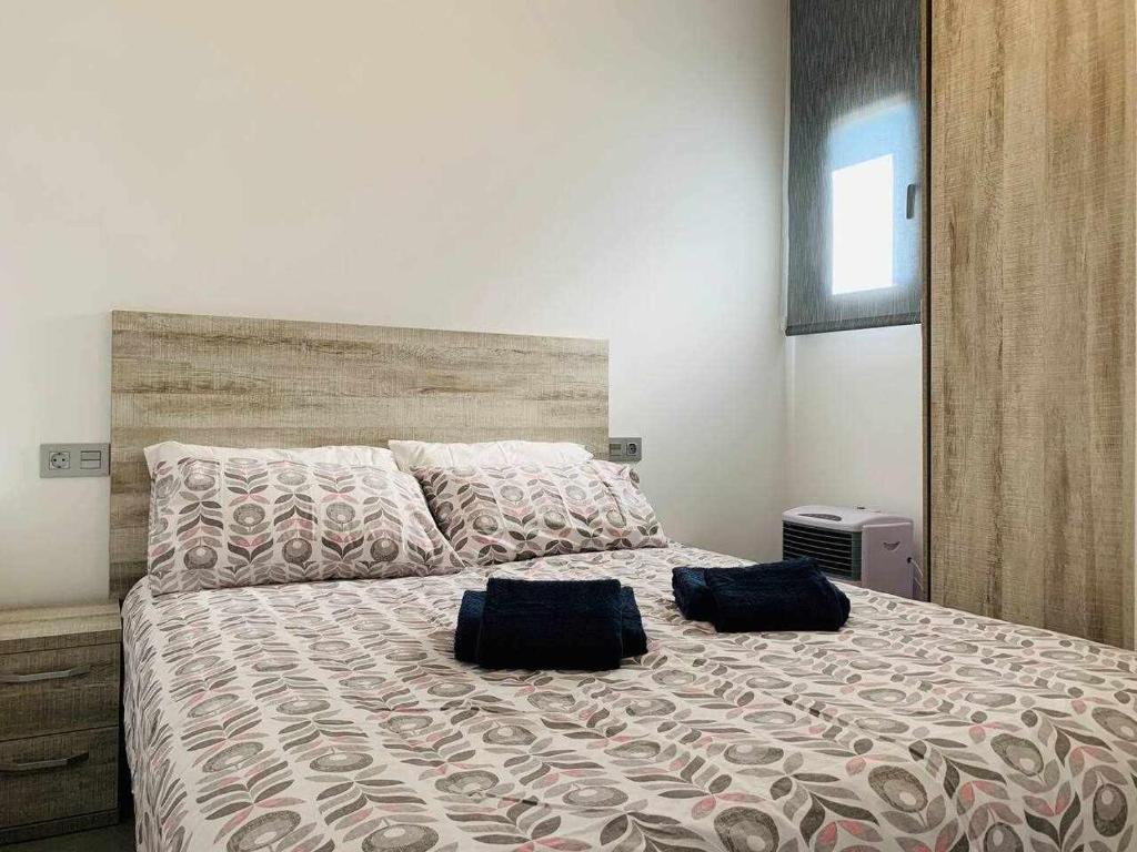 Postel nebo postele na pokoji v ubytování Hermoso estudio en Pilar de la Horadada