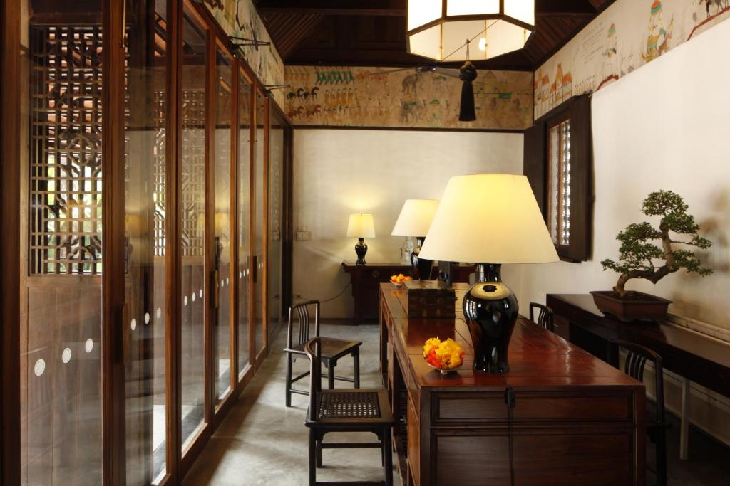 Posezení v ubytování Rachamankha Hotel