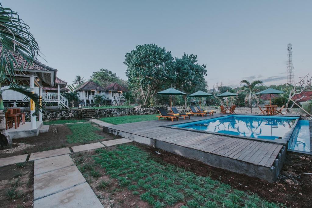 Bazén v ubytování Paluh Beach Huts nebo v jeho okolí