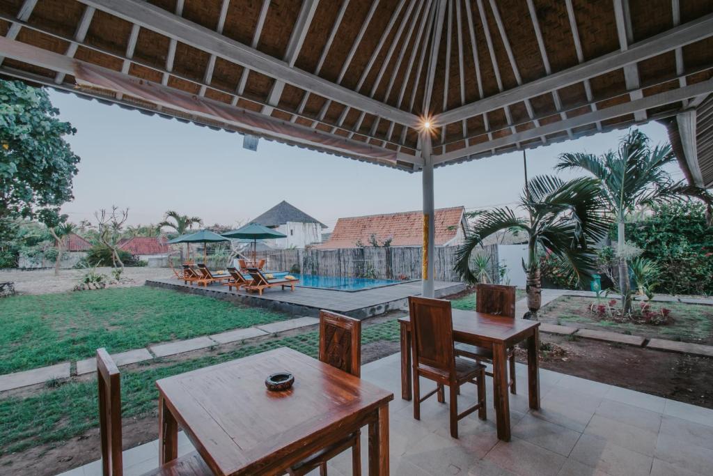 Bazén v ubytování Paluh Beach Huts nebo v jeho okolí