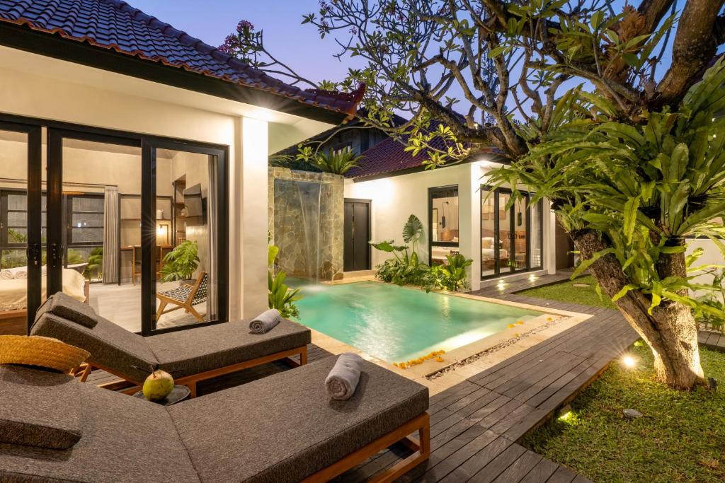an image of a villa with a swimming pool at Zee Design Villa & Spa Sanur in Sanur
