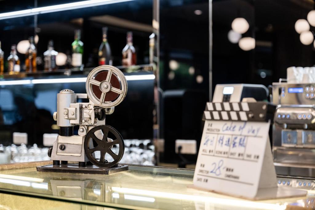 a machine on a counter in a store at Crowne Plaza Shanghai by IHG in Shanghai