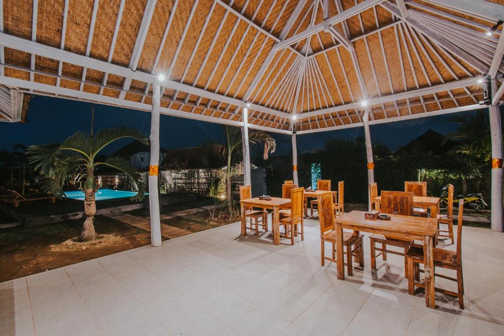 Patio nebo venkovní prostory v ubytování Paluh Beach Huts