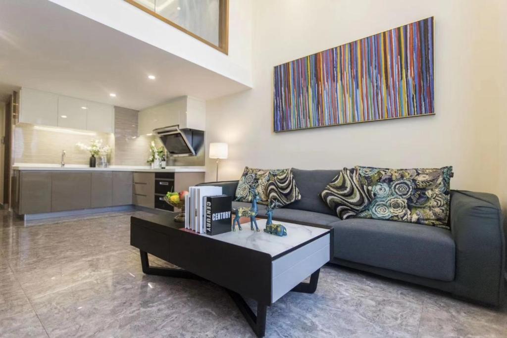 Posezení v ubytování B T Miele Executive Apartment - Qianhai Square Shenzhen