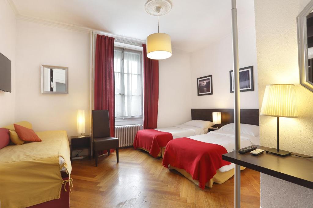 Posteľ alebo postele v izbe v ubytovaní Hotel Tor